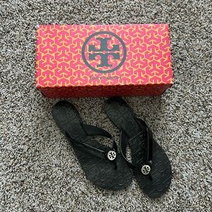 Tory Burch Thora Patent Leather Sandals
